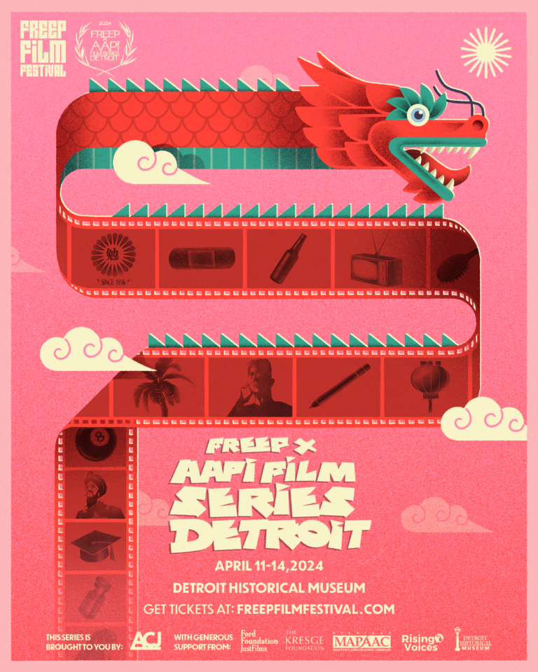 ACJ Flyer of AAPI Film Series as part of FREEP Film Festival